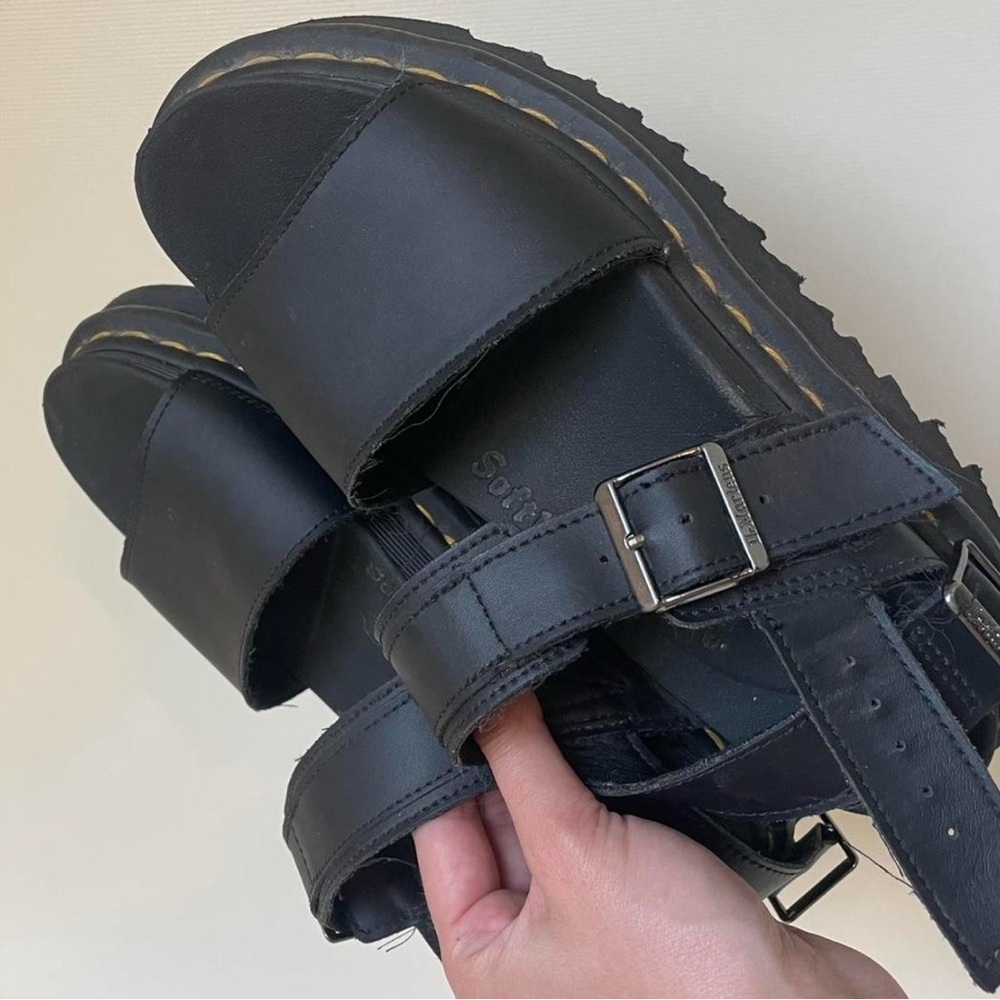Dr. Martens Black Strappy Sandals